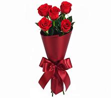 Букет 5 Красных роз Эдлесс Лав в Красном Яре Астраханской области