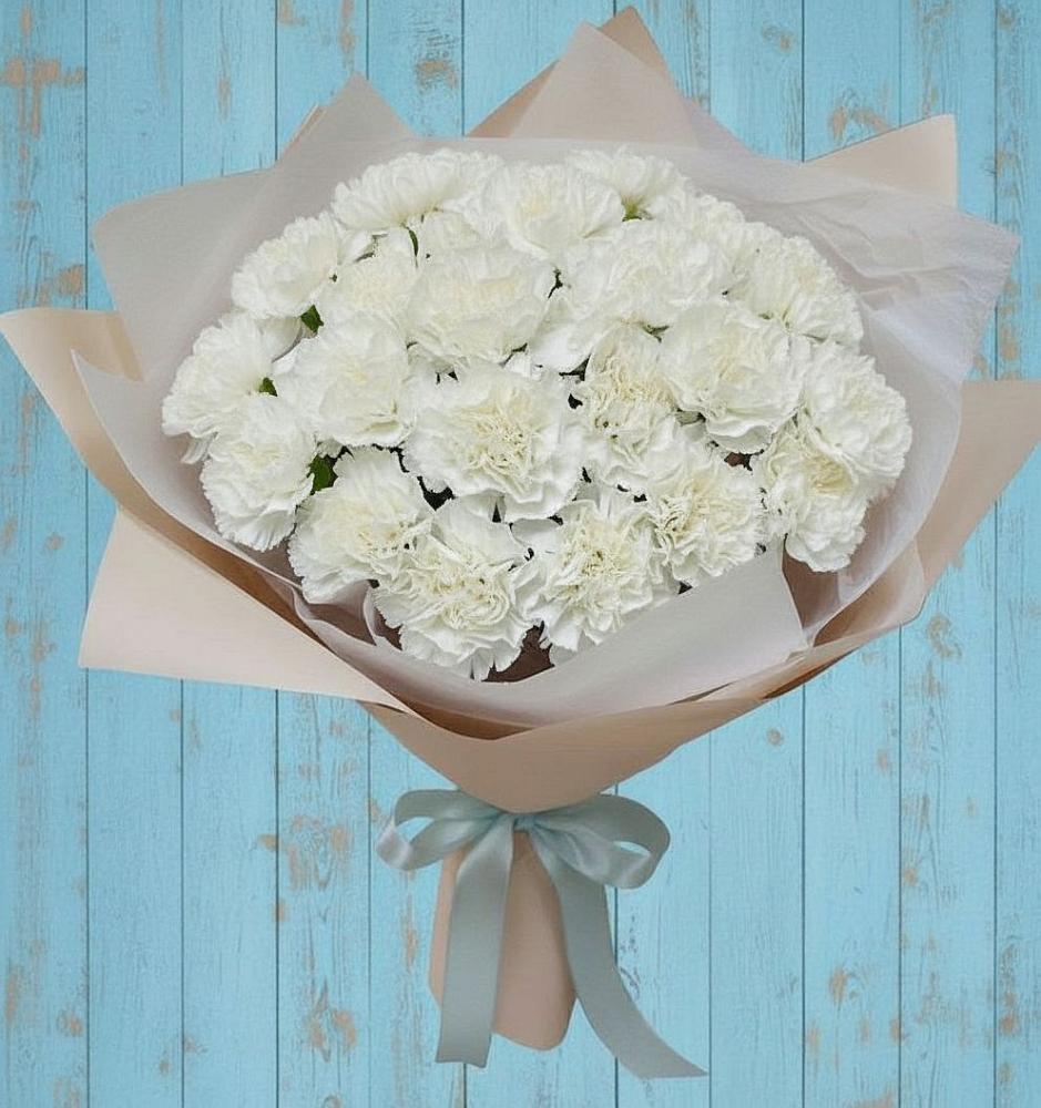 Букет цветов из: Гвоздики в Красном Яре Астраханской области