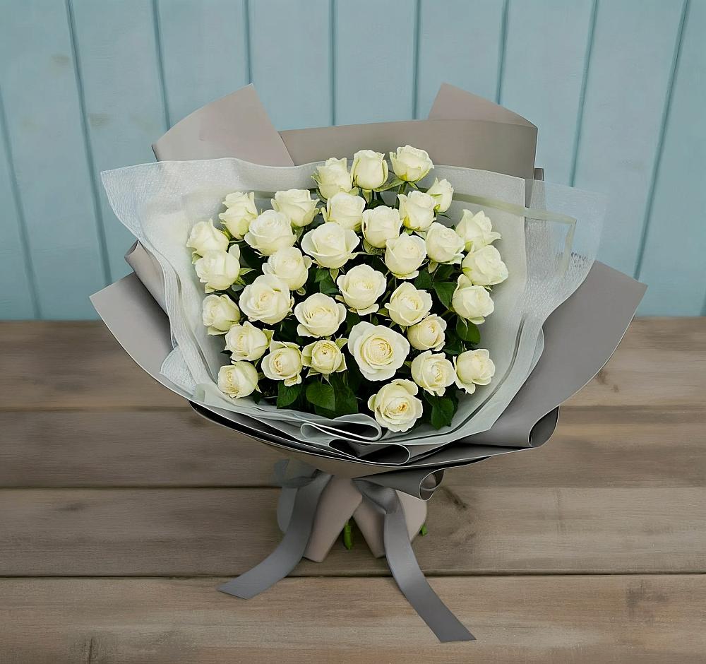 Букет Белоснежная нежность в Красном Яре Астраханской области