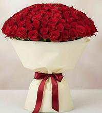 Букет 101 Красная роза Милано #REPLACE_PRED# Красном Яре Астраханской области