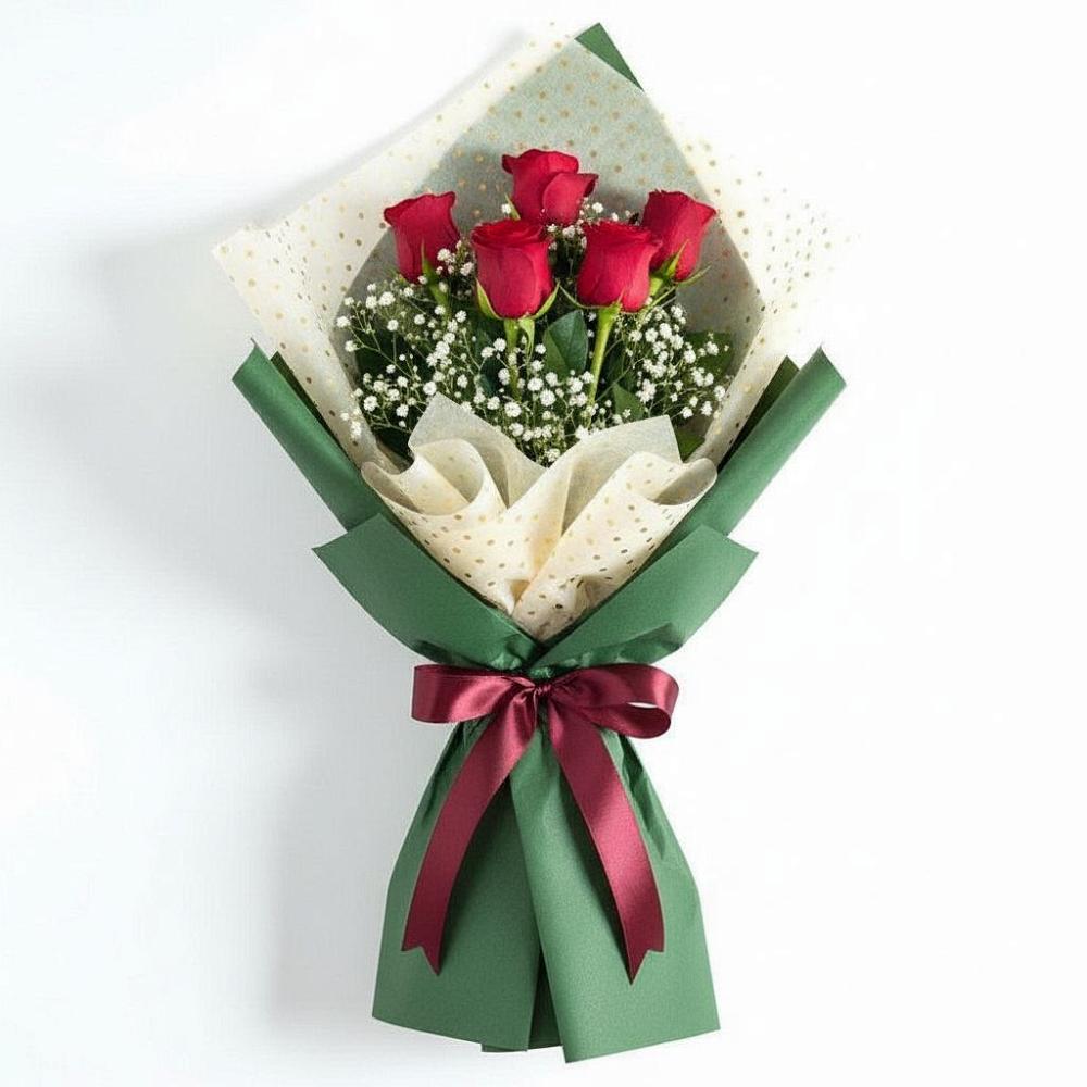 Букет цветов из: Розы в Красном Яре Астраханской области