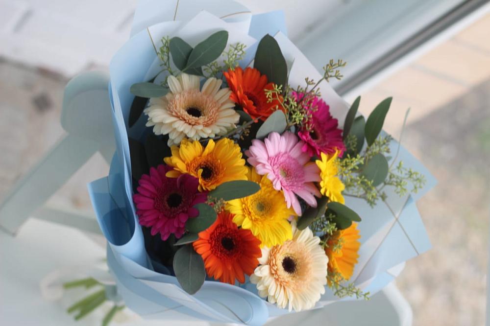 Букет цветов из: Герберы в Красном Яре Астраханской области