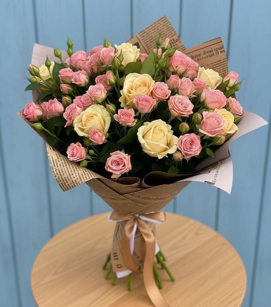 Букет цветов из: Розы в Красном Яре Астраханской области