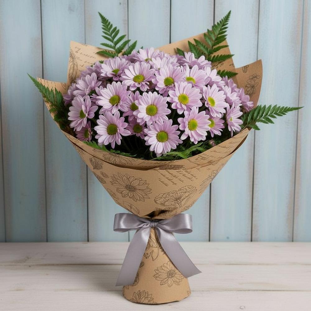 Букет цветов из: Хризантемы в Красном Яре Астраханской области