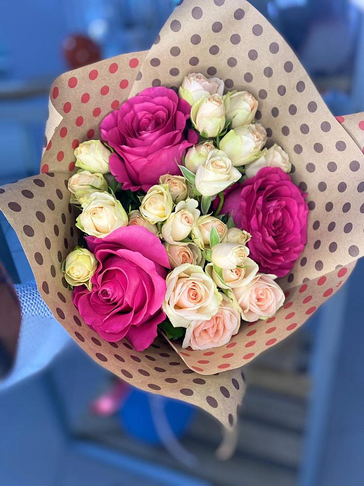 Букет цветов из: Розы в Красном Яре Астраханской области