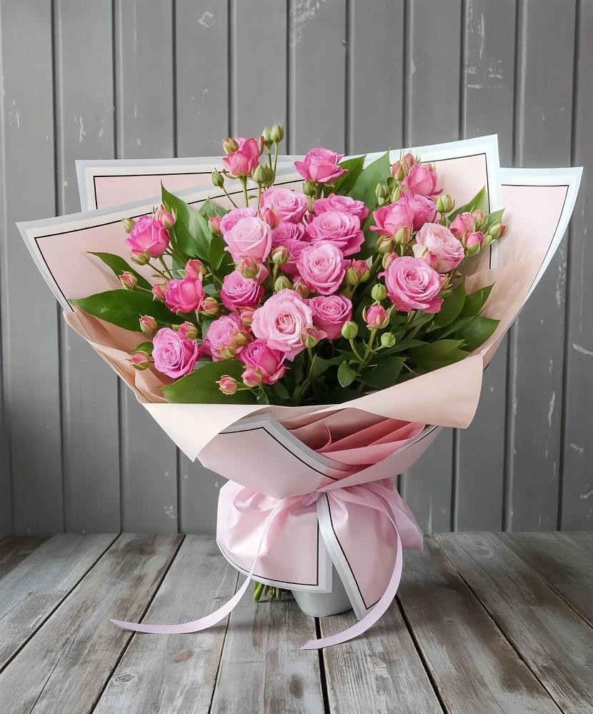 Букет Розовый кустик в Красном Яре Астраханской области