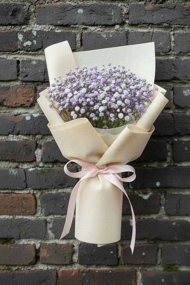 Букет цветов из: Гипсофила в Красном Яре Астраханской области