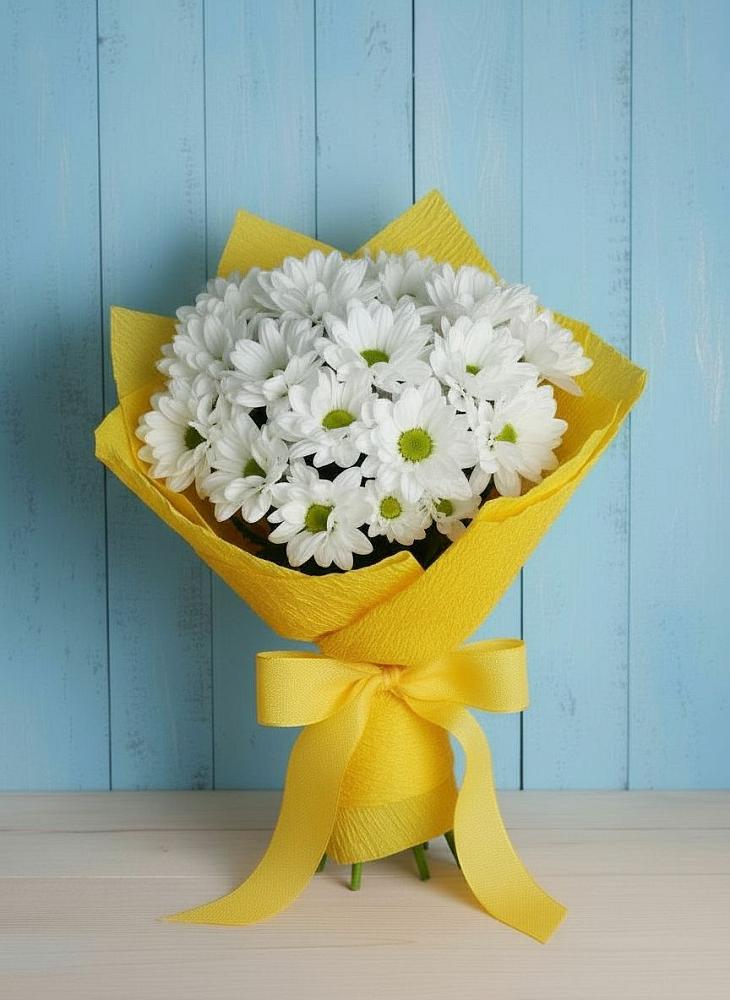 Букет цветов из: Хризантемы в Красном Яре Астраханской области