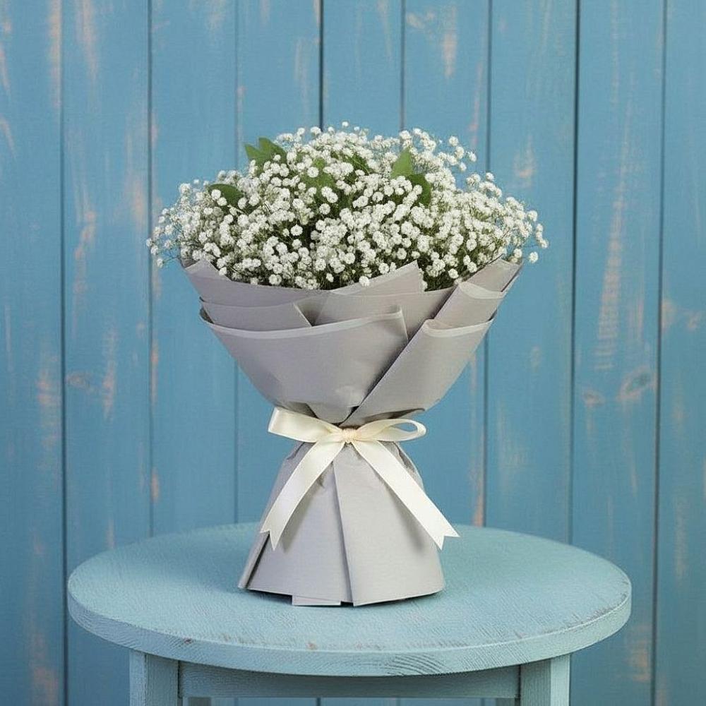 Букет цветов из: Гипсофила в Красном Яре Астраханской области