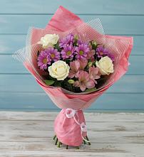 Букет цветов из:  Герберы в Красном Яре Астраханской области