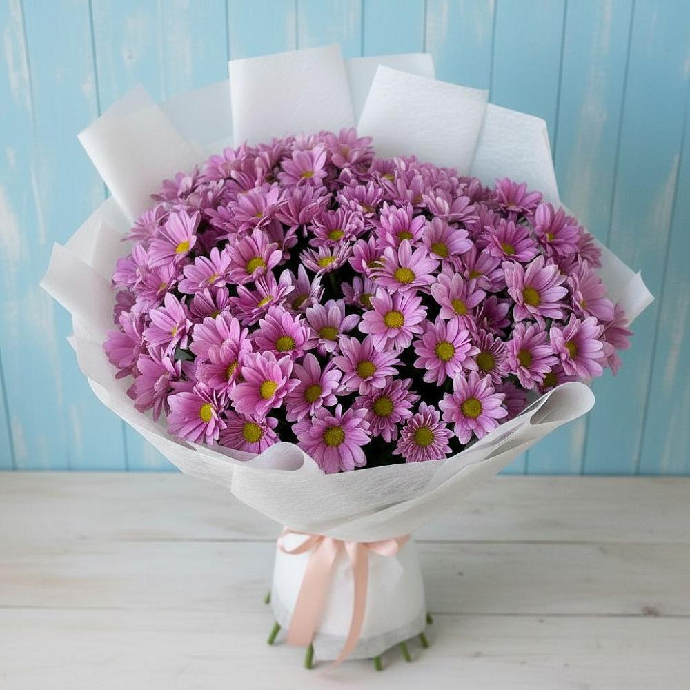 Букет цветов из: Хризантемы в Красном Яре Астраханской области