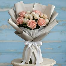 Букет цветов из:  Розы #REPLACE_PRED# Красном Яре Астраханской области