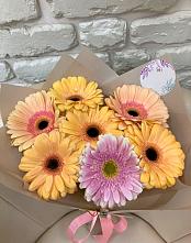 Букет цветов из:  Герберы #REPLACE_PRED# Красном Яре Астраханской области