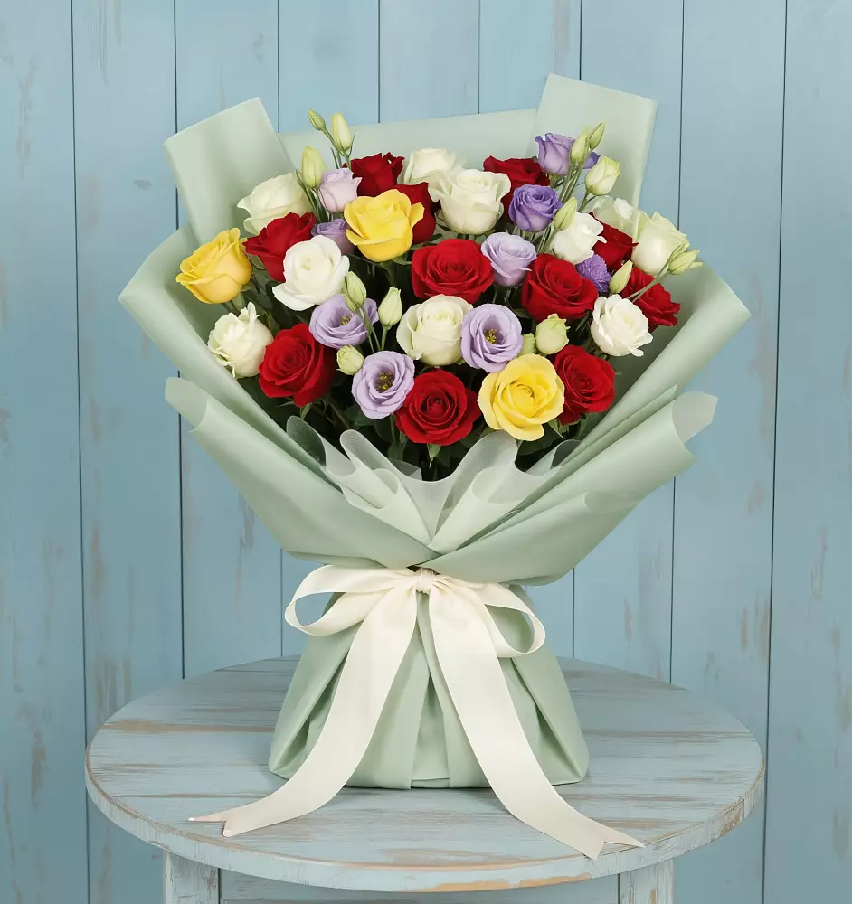 Букет цветов из: Розы в Красном Яре Астраханской области