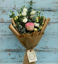 Букет цветов из:  Розы и Лизиантусы #REPLACE_PRED# Красном Яре Астраханской области